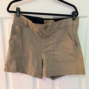 EUC Democracy Women's Cargo Style Shorts Tan Brown size 10